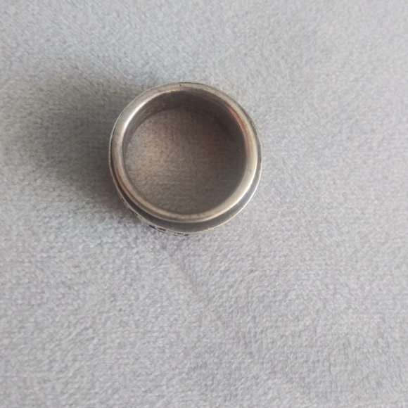 Sterling Spinner Ring New old stock vintage boho - Picture 3 of 6